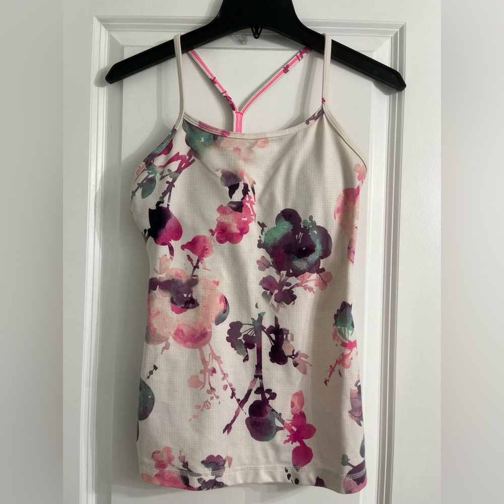 Lululemon workout tank - Floral Print older style
